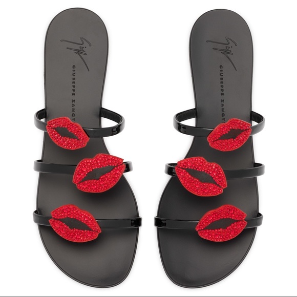 💋giuseppe zanotti NIB triple straps of kisses💋 - Picture 4 of 11